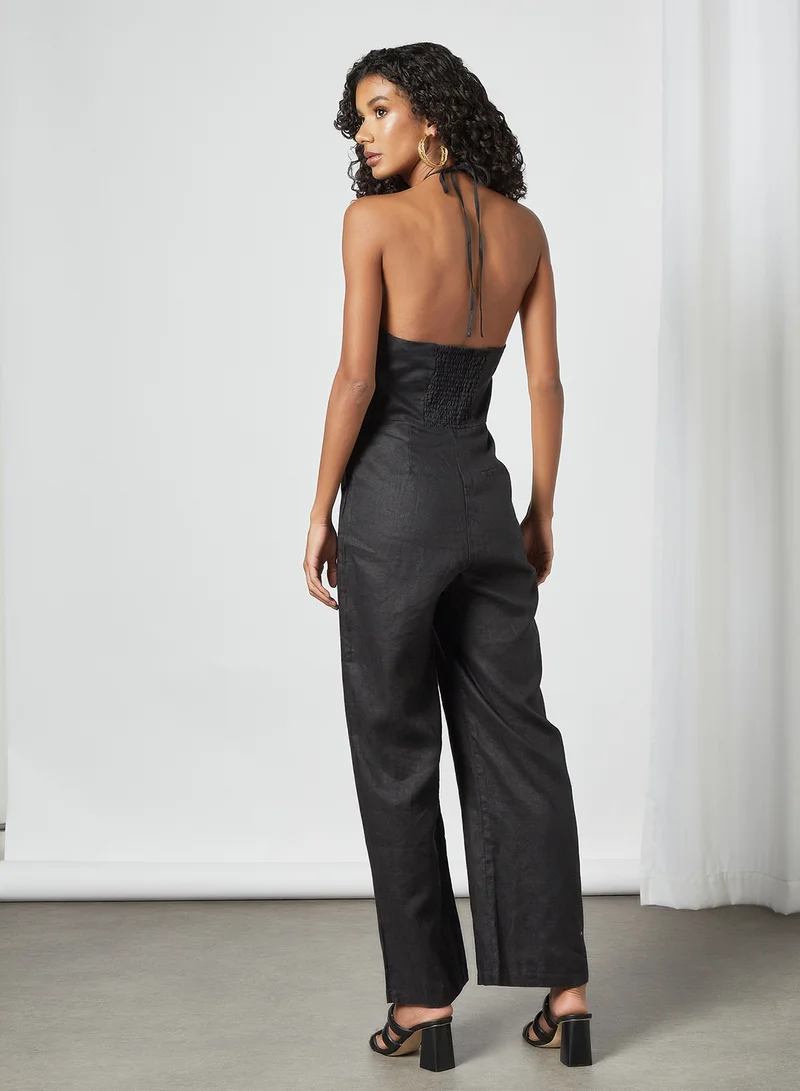 NA-KD Halter Neck Jumpsuit