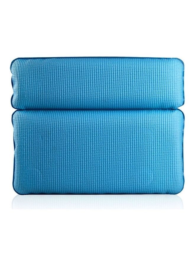 وسادة إسفنجية من مادة PVC لحوض الاستحمام أزرق 37 x 30 x 3سم 