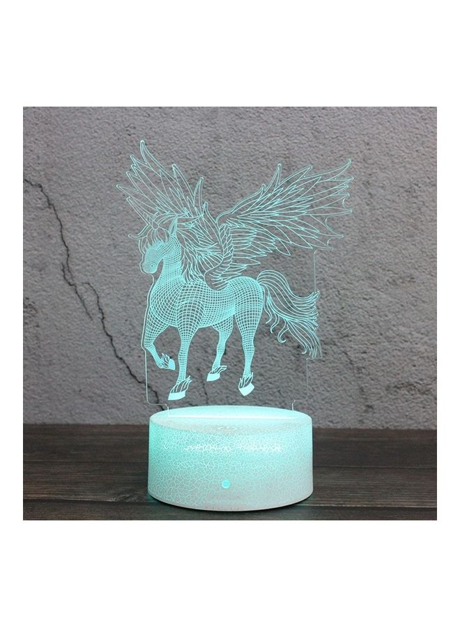 Generic - Spread Wings Unicorn Desk Lamp Multicolour - Image 1