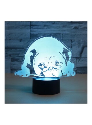 Dog Shape 3D LED Vision Light Table Lamp Multicolour - v1625743721/N48976584A_1