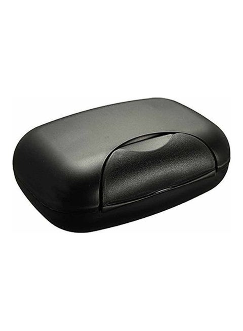 Leakproof Plastic Soap Box Black 22 x 20 x 10cm