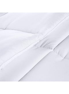 2-Piece Plain Duvet Cover Set Cotton White 150X200cm - v1625744867/N48980034A_3