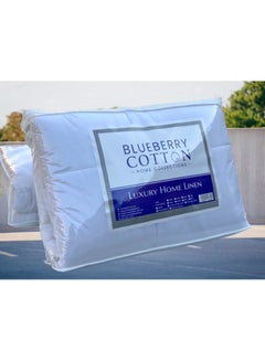 2-Piece Plain Duvet Cover Set Cotton White 150X200cm - v1625744867/N48980034A_6