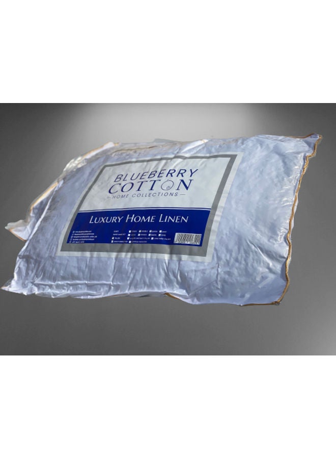 Blueberry - Premium Quality Piping Pillow cotton White 50x75cm - Image 1
