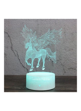 Spread Wings Unicorn Shape 3D Colourful Light Multicolour - v1625744891/N48977249A_1