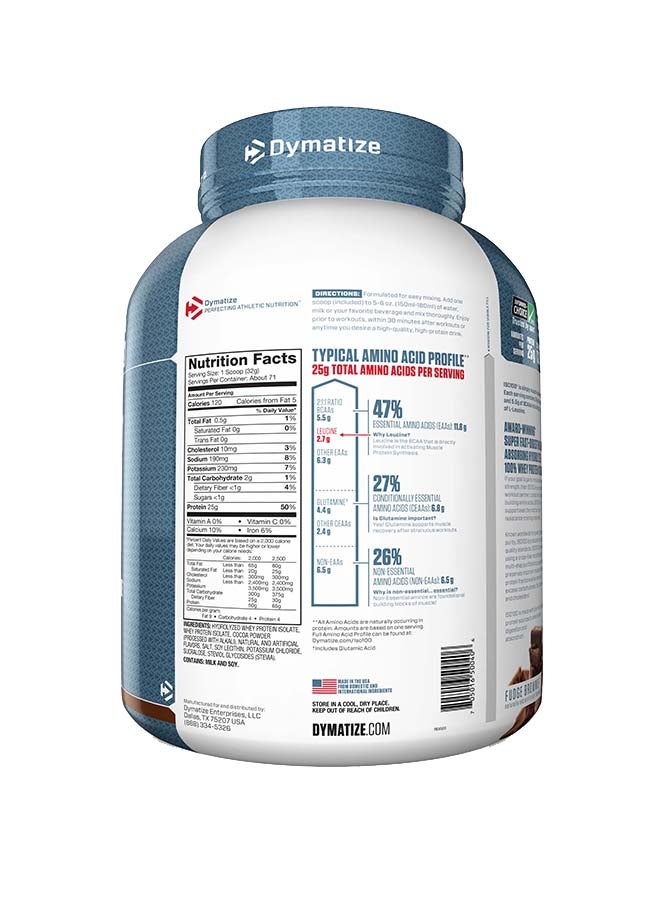 Dymatize ISO 100 Fudge Brownie 5 lbs  - Image 2