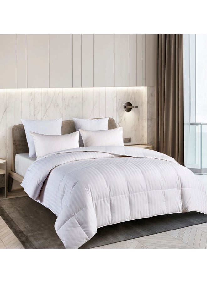 Blueberry 3-Piece King Size Premium Quality Duvet Insert with Pillow Cotton White - Image 2