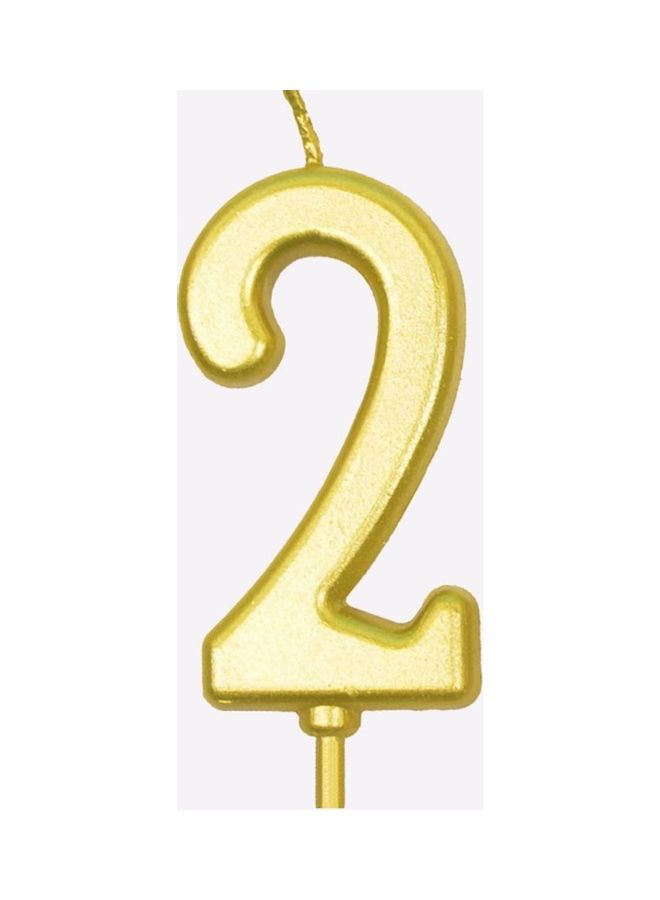 Number 2 Birthday Candle  - Image 1