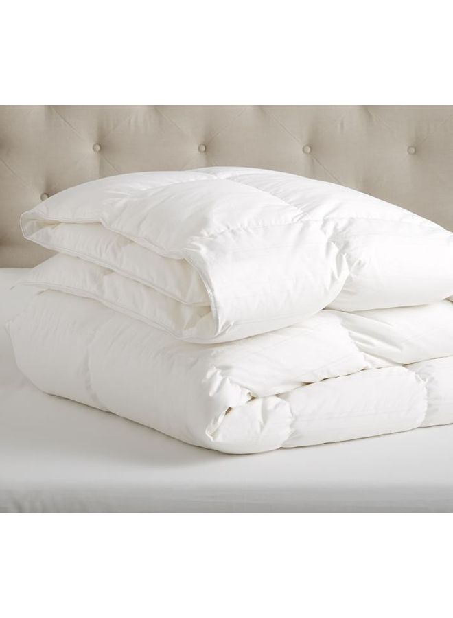 Blueberry - 3-Piece King Size Luxury Hotel Duvet Insert with Pillow Cotton White - Image 1