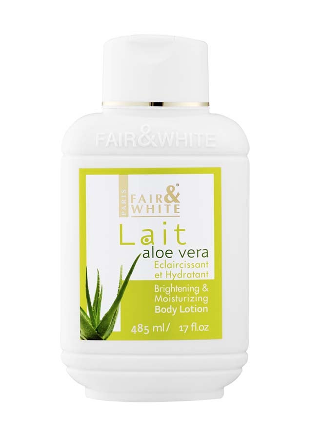 Fair and White - Lait Aloe Vera Brightening And Moisturizing Body Lotion White 485ml - Image 1