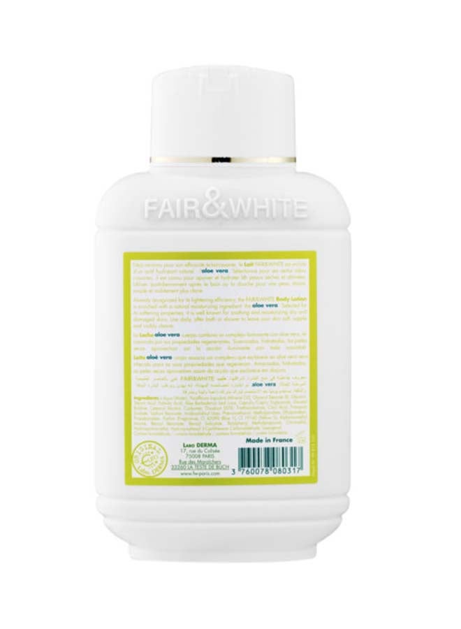Fair and White - Lait Aloe Vera Brightening And Moisturizing Body Lotion White 485ml - Image 1