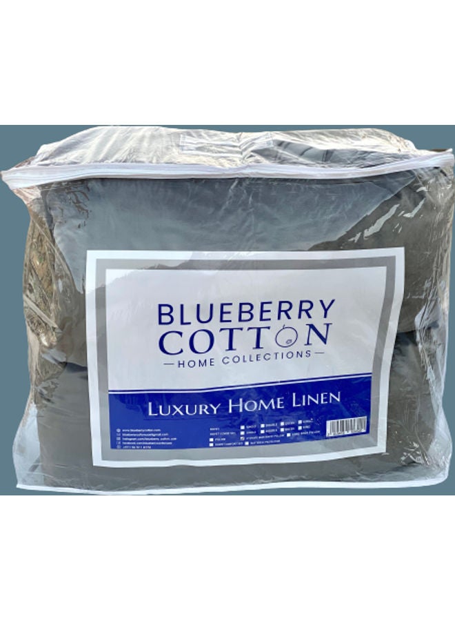 Blueberry Maternity Pillow with Removable and Washable Soft Cover Velvet Dark Grey 130 x 70cm - Image 5