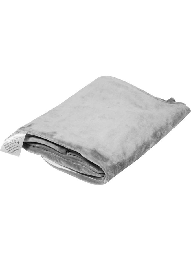 بلوبيري غطاء ناعم لوسادة الحمل على شكل حرف U مخمل رمادي 130 x 70سم - Image 2