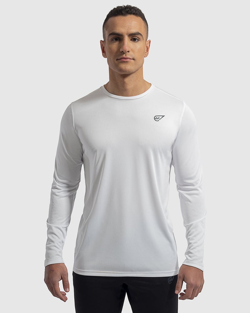 Magma - Long Sleeve Crew Neck White - Image 1