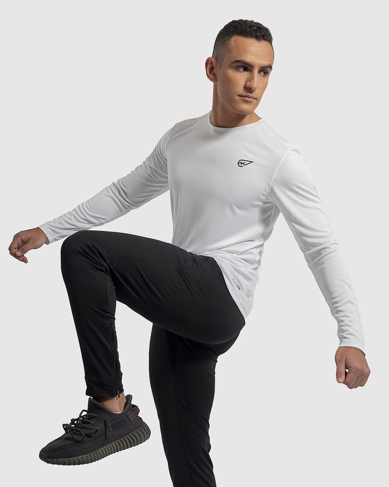 Magma - Long Sleeve Crew Neck White - Image 1