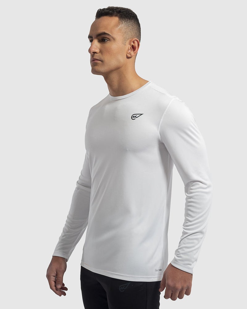 Magma - Long Sleeve Crew Neck White - Image 1