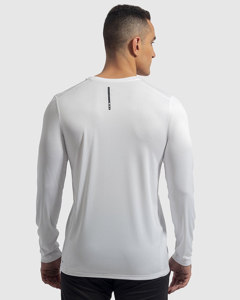 Magma - Long Sleeve Crew Neck White - Image 1