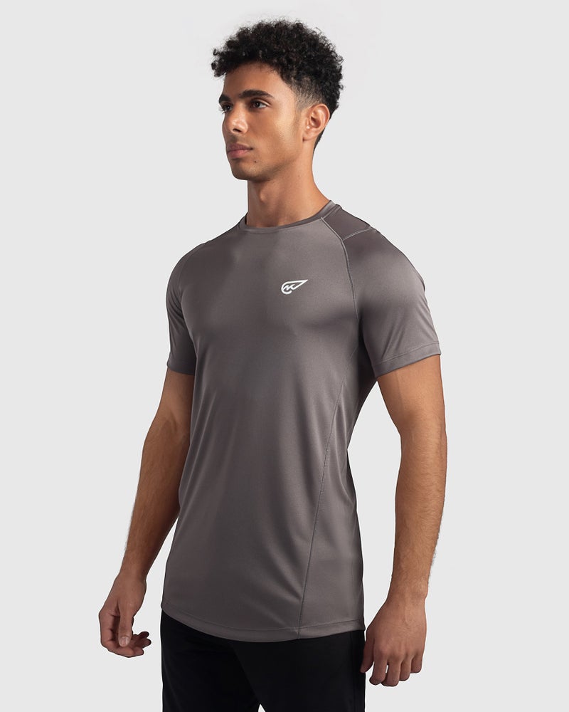 Magma - Sport Round Neck Movement Crew Dark Grey - Image 1