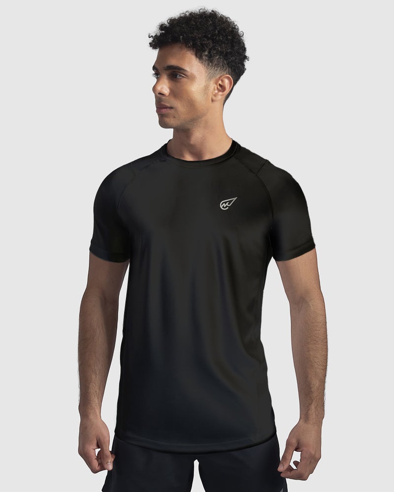 Magma - Movement T-Shirt Round Neck BLack - Image 1