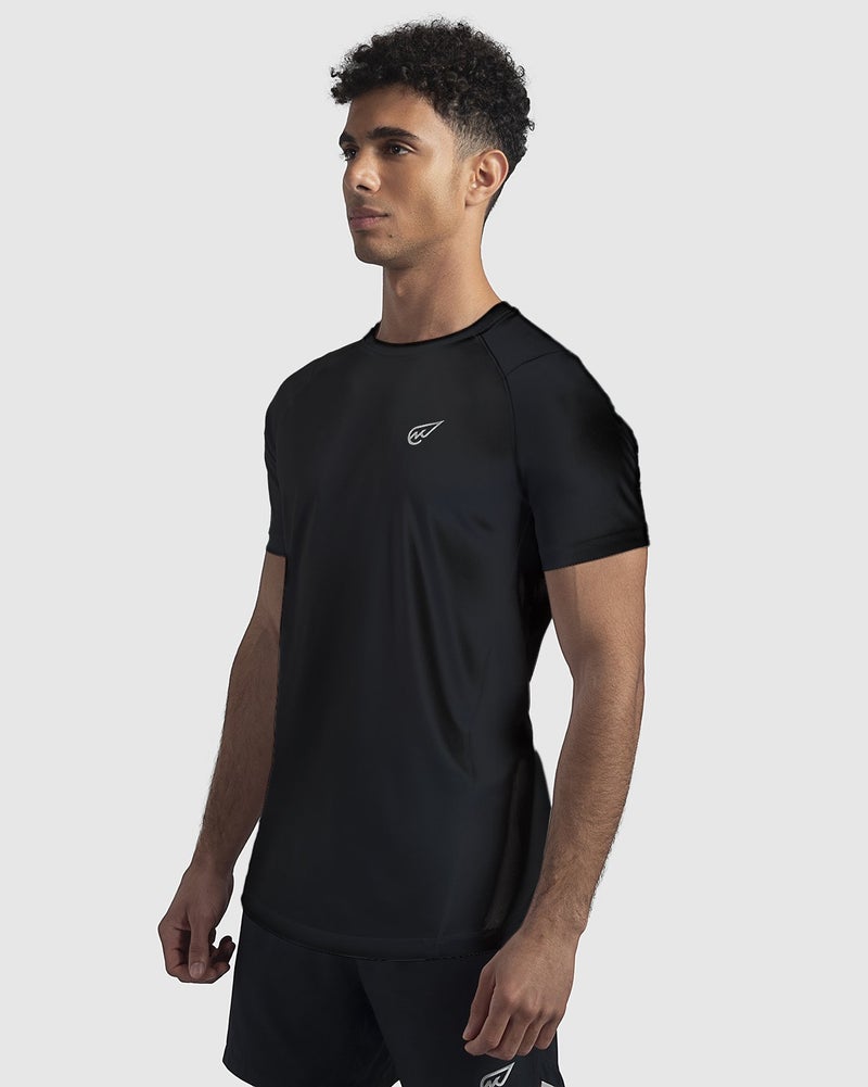 Magma - Movement T-Shirt Round Neck BLack - Image 1