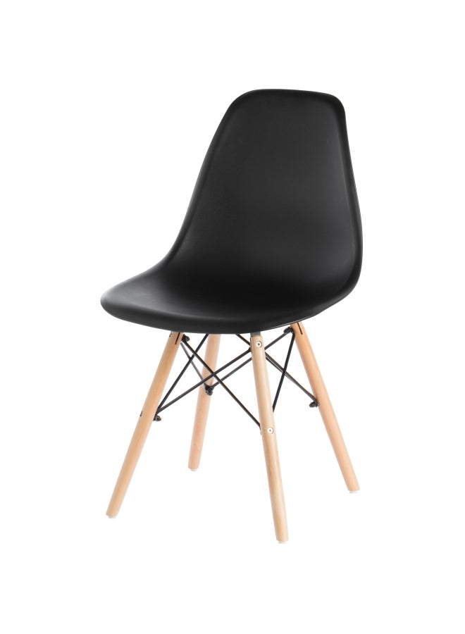 Generic Dining Chair Black 49x49x70cm  - Image 1