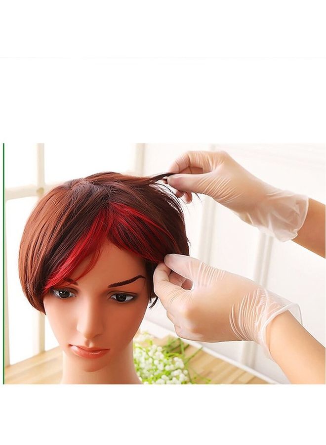 قفازات مضادة للكهرباء الساكنة للاستخدام مرة واحدة من 50 قطعة شفاف - Image 3