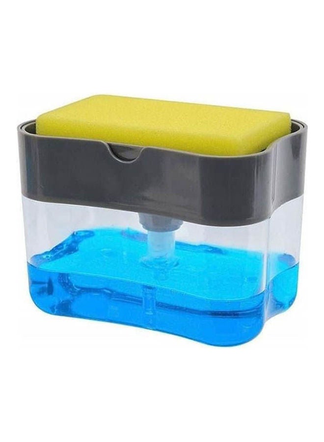 Dish Soap Dispenser Is Provided With Soap Grey/Clear 15.4cm