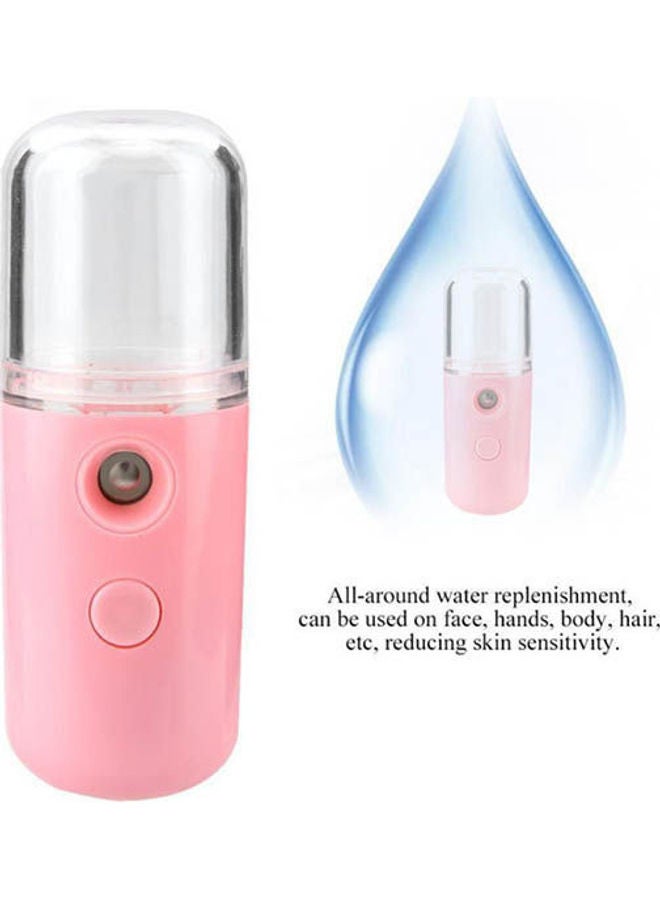 Portable Nano Facial Sprayer Humidifier Mist Atomization Pink/White 62grams - Image 3
