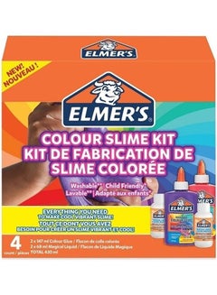 ELMER'S 4- Piece Colour Slime Kit Multicolour  - Image 1