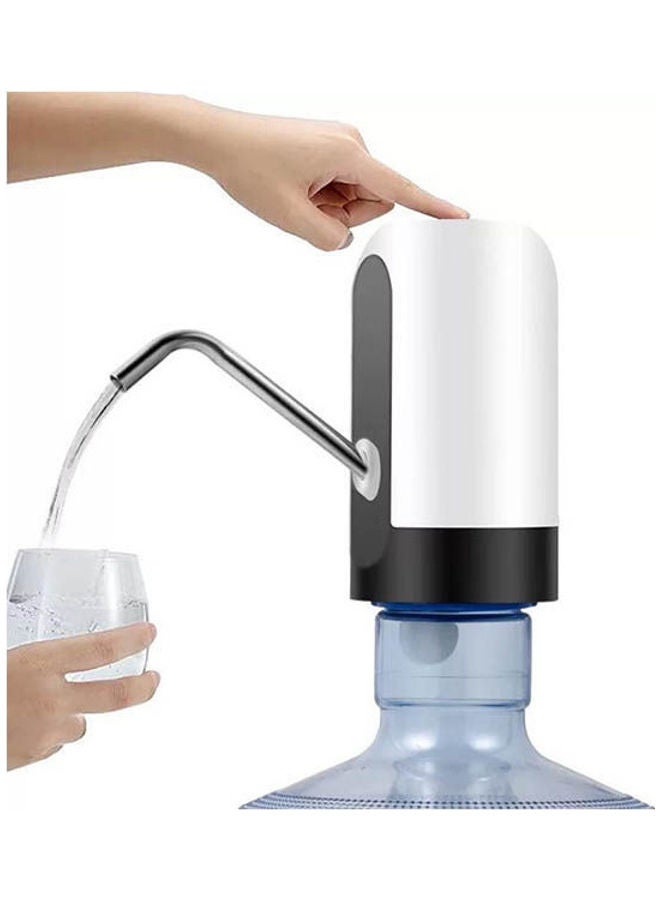 Water Bottle Electric Pump Rechargeable Electrical Wireless Dispenser Multicolour 302grams  - Image 1