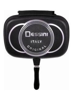 DESSINI Aluminum Two-Sided Double Grill Non-Stick Pressure Pan Black 36cm  - Image 3
