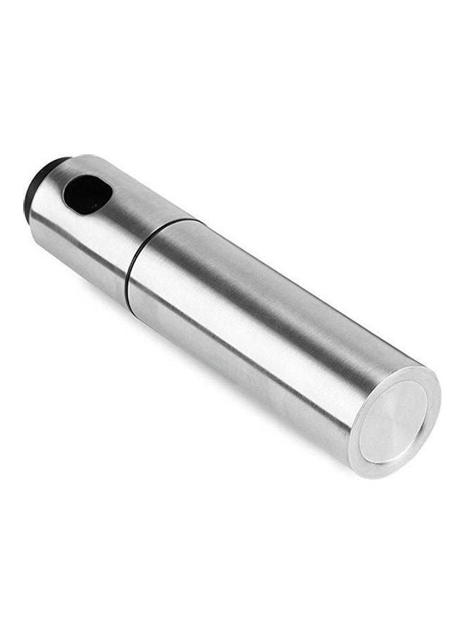 Stainless Steel Spray Bottle Portable Oil And Vinegar Sprayer Silvre - Image 1