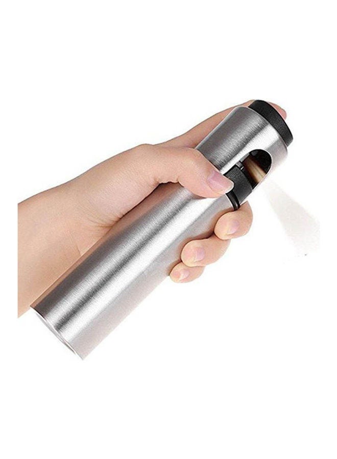Stainless Steel Spray Bottle Portable Oil And Vinegar Sprayer Silvre - Image 2