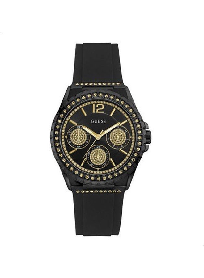 GUESS Women's Sport Watch For Women, Silicone, Analog  W0846L1 
