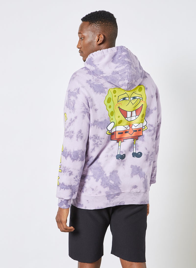 Purple spongebob hoodie Clearance