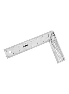 GEEPAS Angle Ruler  Right Measuring Tool Silver  - Image 1