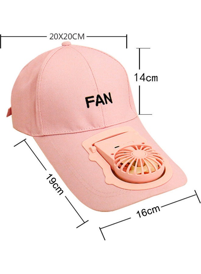 Generic Summer Sport Cap With Fan - Image 3