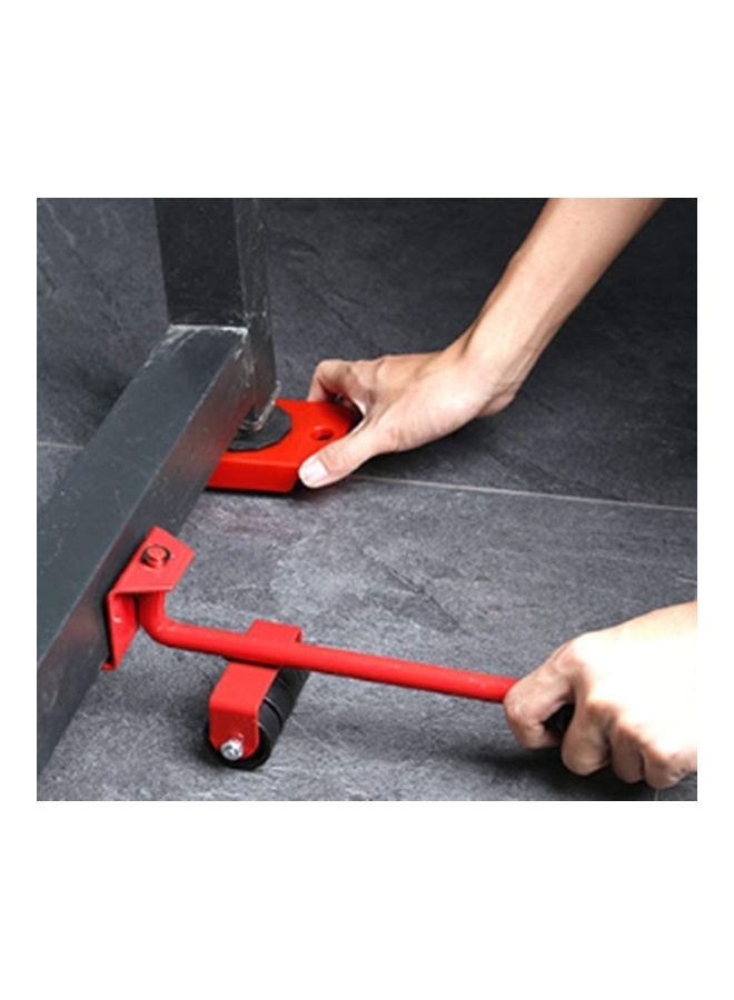 Pack Of 5 Artifact Durable Furniture Lifter Red/Black - v1625804404/N48991840A_7