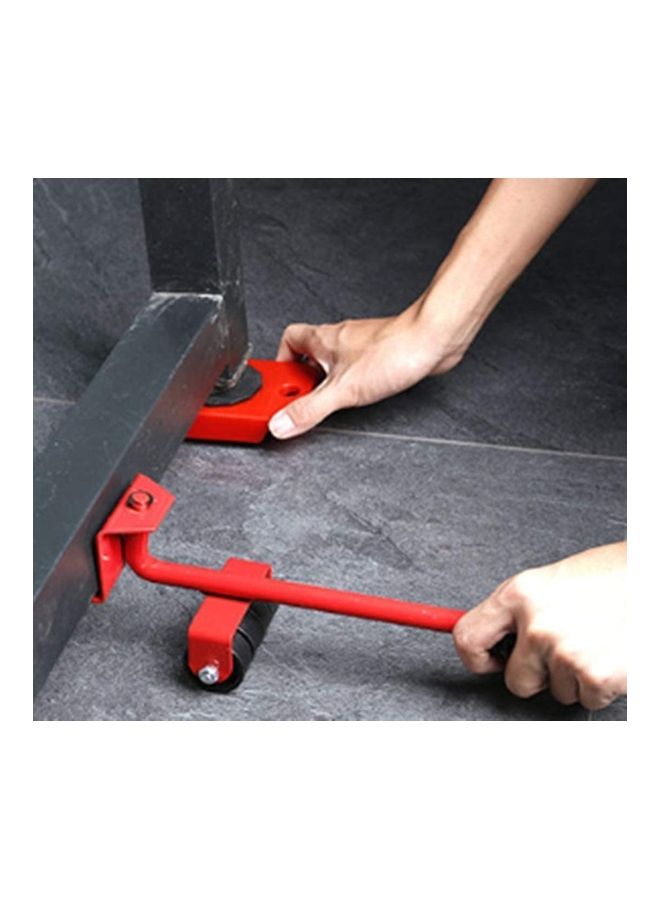 KUYING - Pack Of 5 Artifact Durable Furniture Lifter Red/Black - Image 1