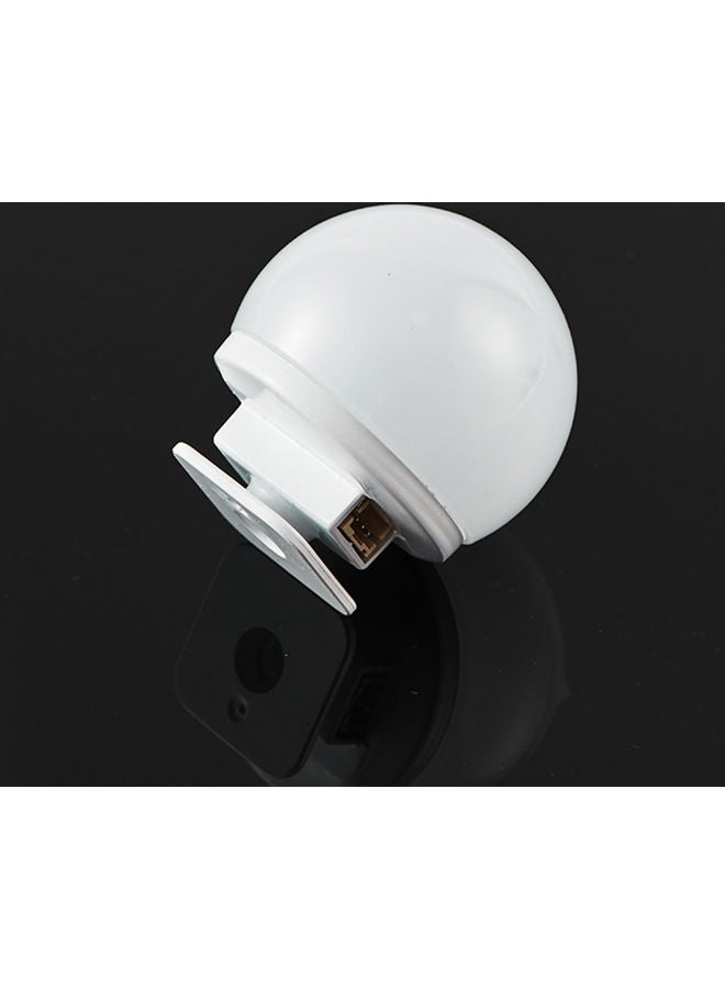 Sharpdo - 10-Piece Mirror Bulb Set White - Image 1