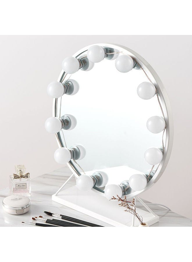 Sharpdo - 10-Piece Mirror Bulb Set White - Image 1