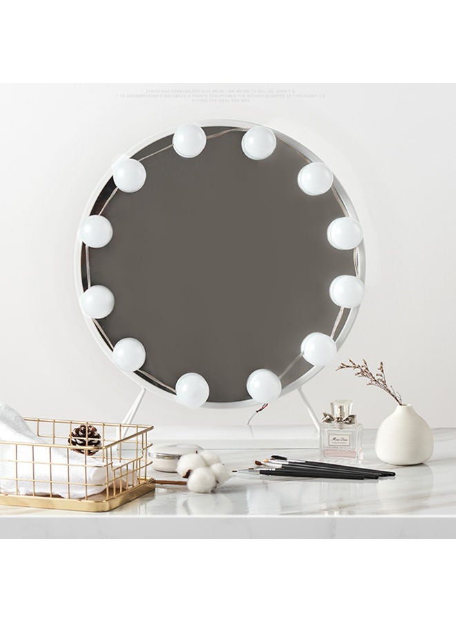 Sharpdo - 10-Piece Mirror Bulb Set White - Image 1