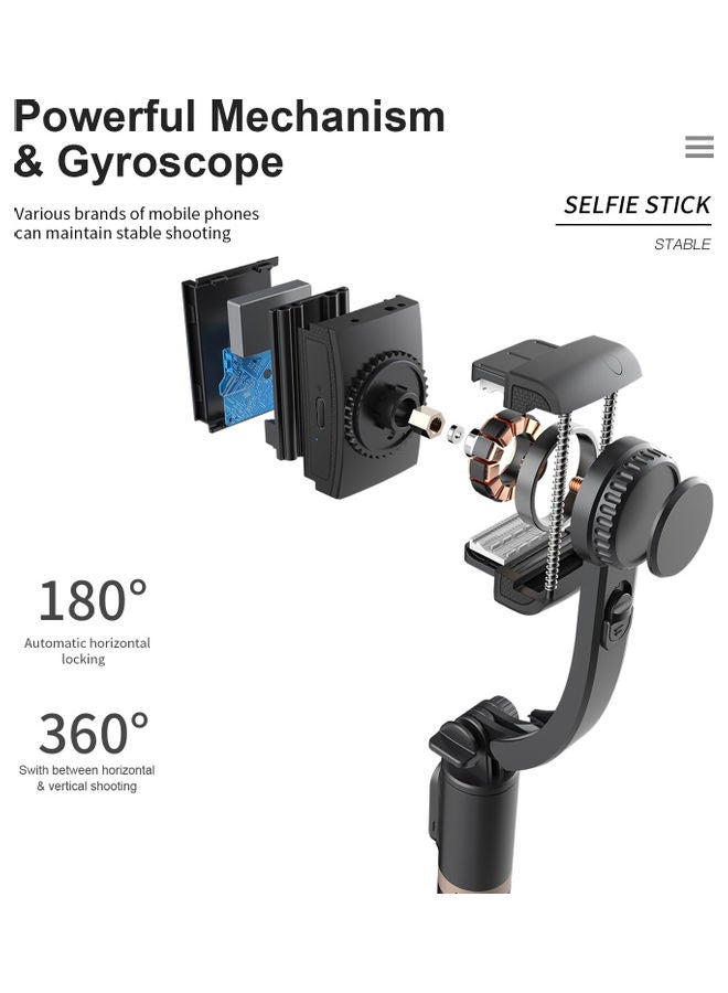 Extendable Wireless BT Selfie Stick Black - Image 2