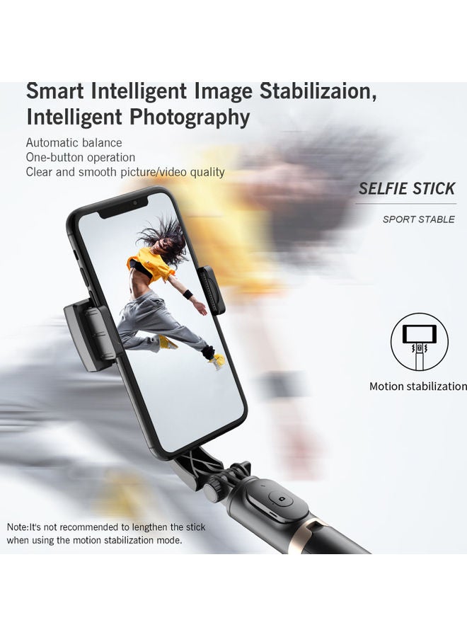 Extendable Wireless BT Selfie Stick Black - Image 3