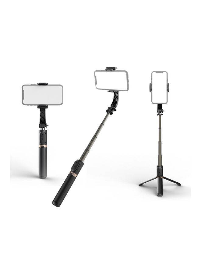 Extendable Wireless BT Selfie Stick Black - Image 5