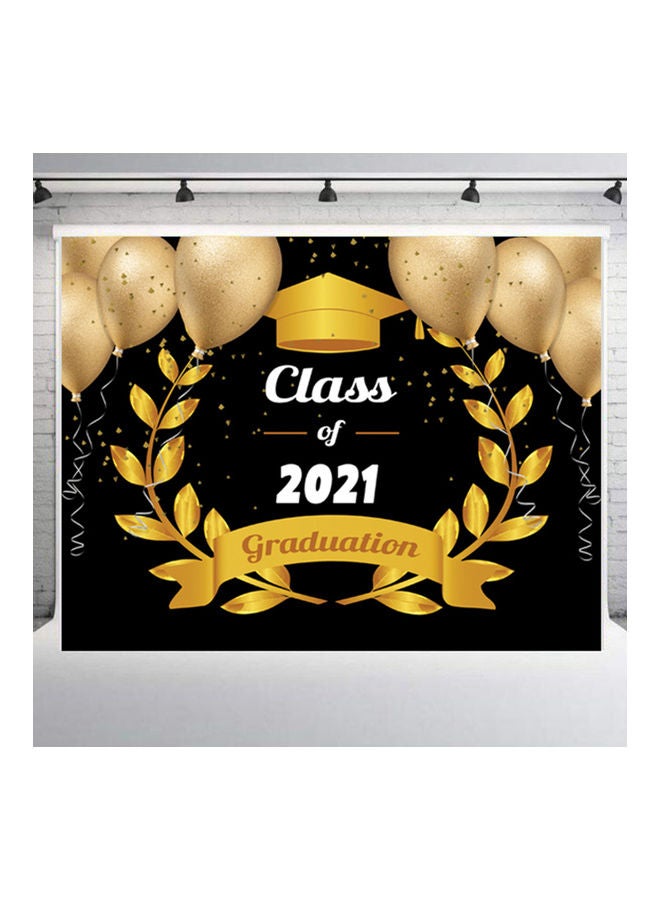 خلفية للتصوير الفوتوغرافي بتصميم حفل التخرج مصنوعة من الفينيل تتميز الحافظة بتصميم مُتعدد الألوان. - Image 2