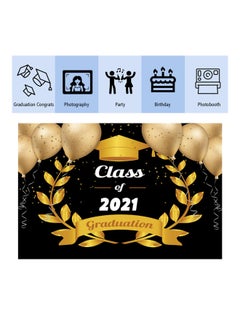 Generic Vinyl Class Graduation Prom Photography Backdrop Multicolour  - Image 4