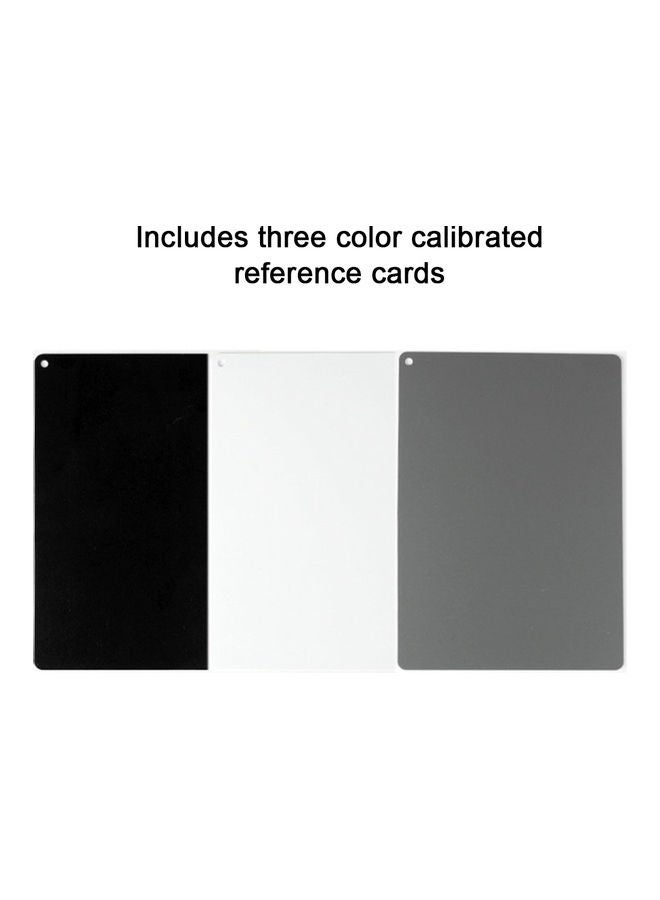 Generic 3-Piece Colour Balance Cards With Neck Strap Multicolour  - Image 4
