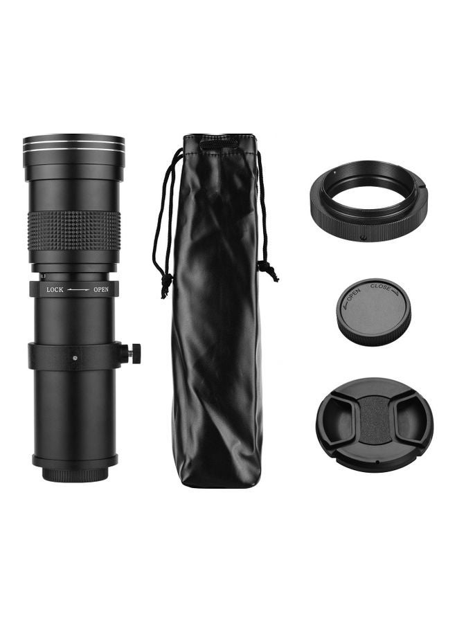 Telephoto Zoom Lens Kit For Sony Alpha-Mount A33/A550/A500 Black  - Image 1