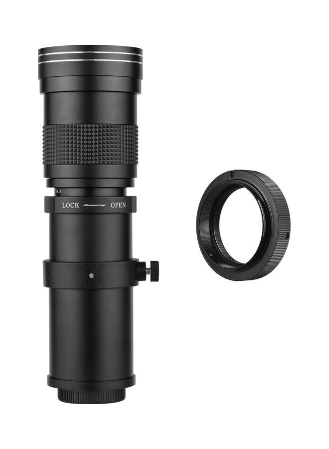 Telephoto Zoom Lens Kit For Sony Alpha-Mount A33/A550/A500 Black  - Image 3